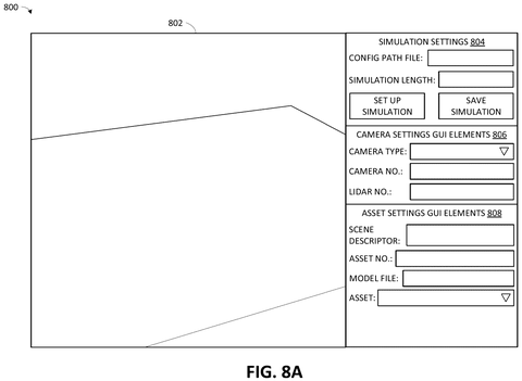 Simulation settings and blank scene., drawing sheet 8 from US 2026/0278210 A1
