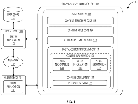 System for generating digital content., drawing sheet 1 from US 2026/0278245 A1