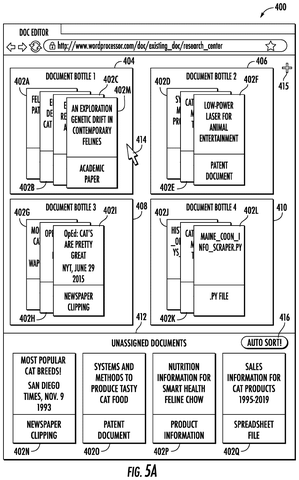 Document editor with a document moved., drawing sheet 7 from US 2026/0278290 A1