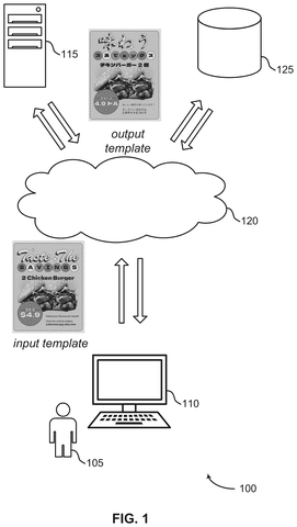 System for cross-language font matching., drawing sheet 1 from US 2026/0278307 A1