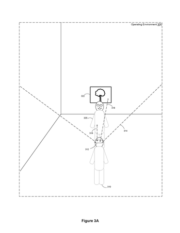Headset view of an environment., drawing sheet 3 from US 2026/0278732 A1