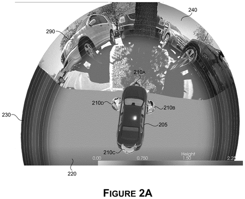 Stitched video from car cameras, drawing sheet 2 from US 2026/0278737 A1