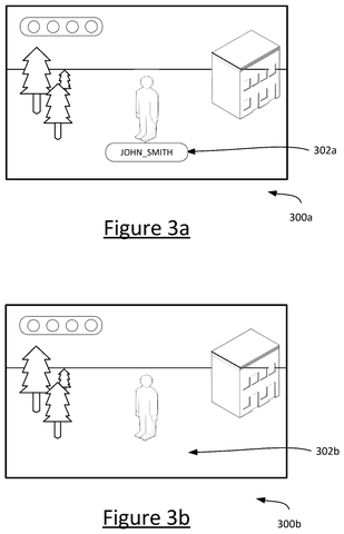 Video game scene with name., drawing sheet 3 from US 2026/0278749 A1