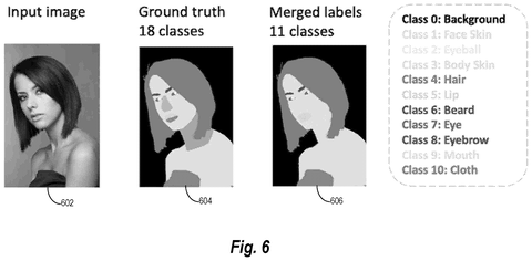 Image segmentation example, person., drawing sheet 6 from US 2026/0278804 A1