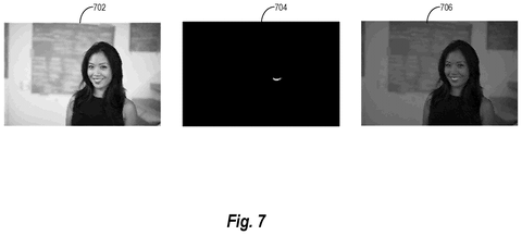 Image segmentation example, background removal., drawing sheet 7 from US 2026/0278804 A1