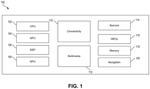 Mobile device components, drawing sheet 1 from US 2026/0278815 A1