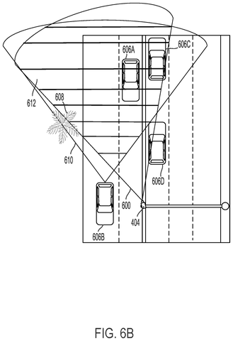 Car camera view, street scene., drawing sheet 7 from US 2026/0278840 A1