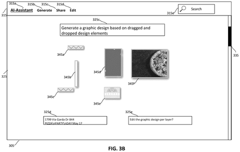Drag-and-drop graphic design interface, drawing sheet 6 from US 2026/0278871 A1