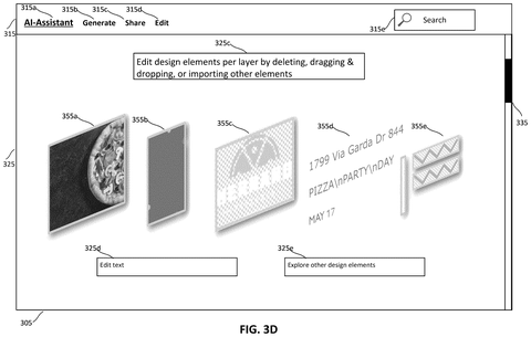 Editing design elements by layer, drawing sheet 8 from US 2026/0278871 A1