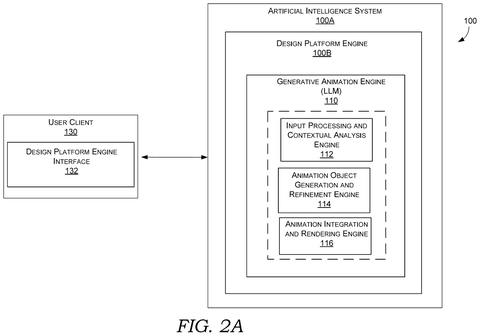 AI system for generative animation., drawing sheet 8 from US 2026/0278903 A1