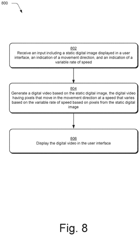 Generating and displaying animated video., drawing sheet 8 from US 2026/0278907 A1