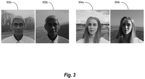 Synthetic portrait pairs for training., drawing sheet 3 from US 2026/0278919 A1