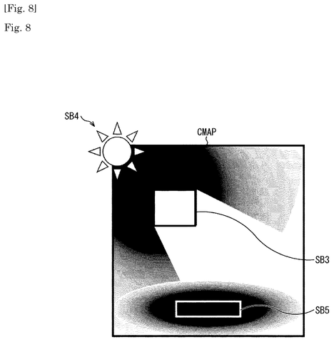 Sunlight affecting image quality map, drawing sheet 8 from US 2026/0278921 A1
