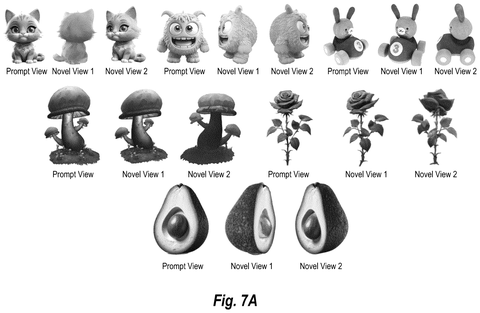Novel views of various objects., drawing sheet 8 from US 2026/0278922 A1