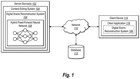 Server and client devices network, drawing sheet 1 from US 2026/0278933 A1