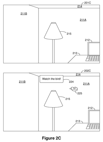 Laptop and lamp with bird animation., drawing sheet 4 from US 2026/0278937 A1