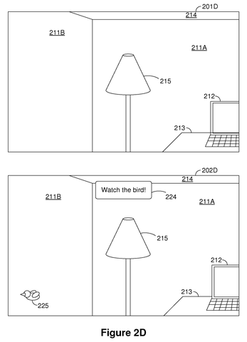 Laptop and lamp with bird animation., drawing sheet 5 from US 2026/0278937 A1