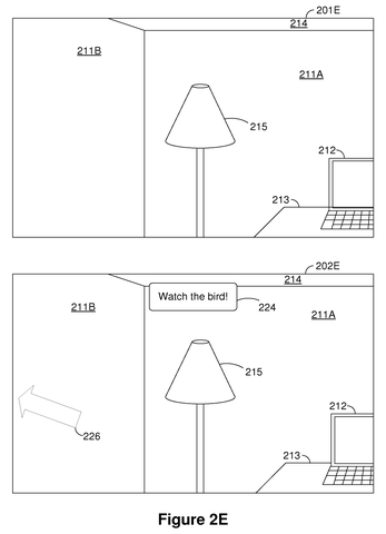 Laptop and lamp with bird animation., drawing sheet 6 from US 2026/0278937 A1