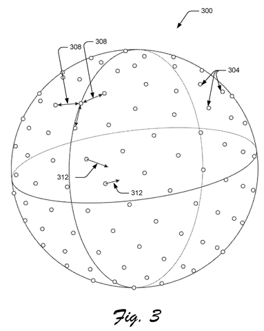 Candidate viewpoints on a sphere, drawing sheet 3 from US 2026/0278938 A1