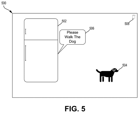 Qualcomm Patents a System That Knows When to Move AR Labels Out of the Way patent drawing, sheet 6