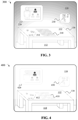 Mixed-reality view with weather and video., drawing sheet 2 from US 2026/0278963 A1