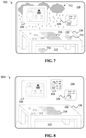Mixed-reality view with faded content., drawing sheet 4 from US 2026/0278963 A1