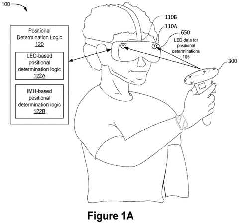 VR headset tracking controller, drawing sheet 1 from US 2026/0278966 A1