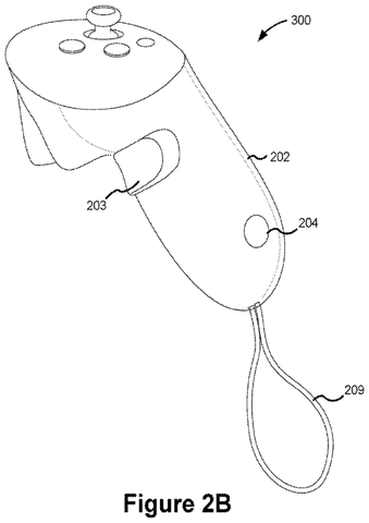 Handheld controller with wrist strap, drawing sheet 4 from US 2026/0278966 A1