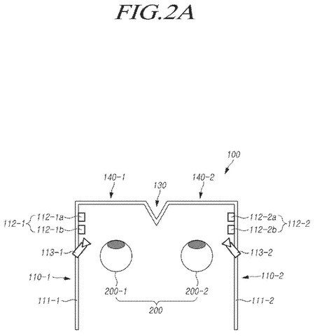 Top-down view of glasses and eyes., drawing sheet 2 from US 2026/0278967 A1