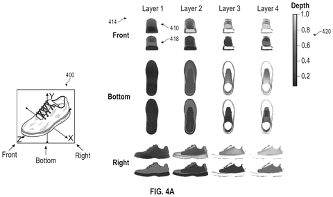 Layered depth images, front/bottom/right views., drawing sheet 4 from US 2026/0278972 A1