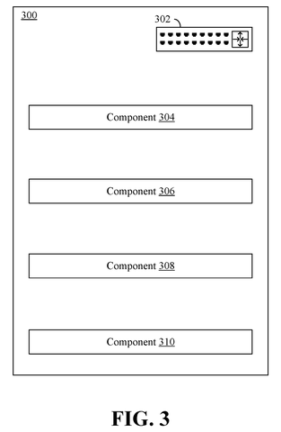 Circuit board with components, drawing sheet 3 from US 2026/0279081 A1