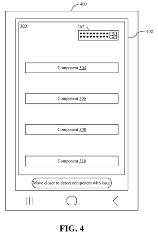 Smartphone displaying circuit board, drawing sheet 4 from US 2026/0279081 A1