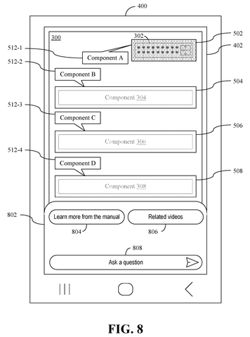 Smartphone with troubleshooting options, drawing sheet 8 from US 2026/0279081 A1