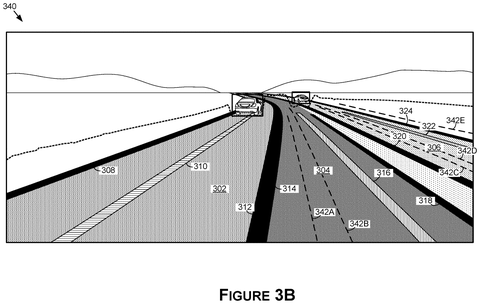 Car on curved highway, drawing sheet 4 from US 2026/0279202 A1