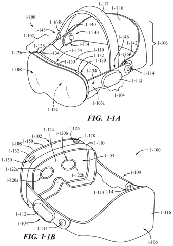 Headset with adjustable head strap., drawing sheet 1 from US 2026/0279233 A1