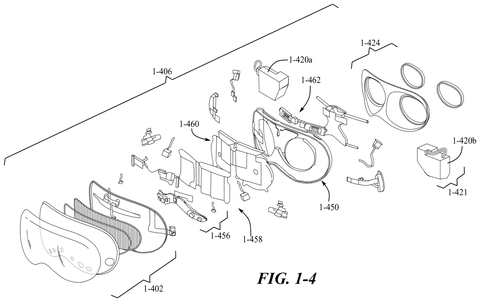 More internal components of a headset., drawing sheet 4 from US 2026/0279233 A1