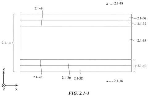 Cross-section of a display assembly., drawing sheet 7 from US 2026/0279233 A1