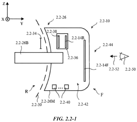 Side view of a display and support., drawing sheet 8 from US 2026/0279233 A1