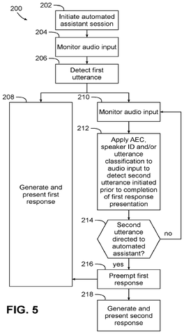 Automated assistant interaction with interruption., drawing sheet 4 from US 2026/0279344 A1
