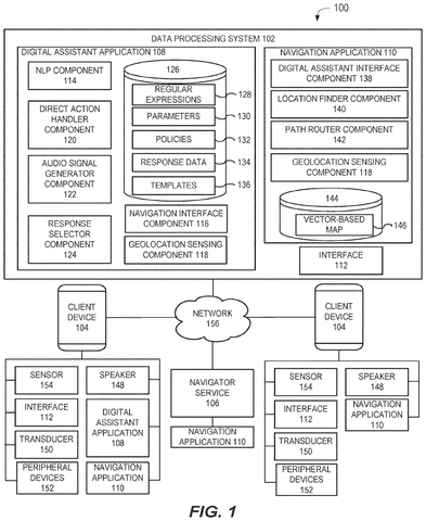 Voice assistant and navigation system., drawing sheet 1 from US 2026/0279347 A1