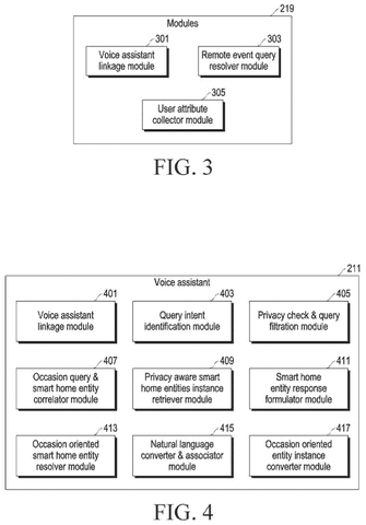 User device voice assistant modules., drawing sheet 3 from US 2026/0279359 A1
