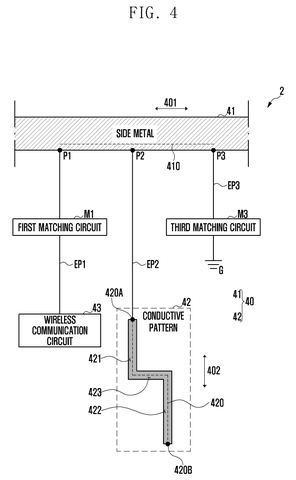 Antenna circuit with side metal., drawing sheet 4 from US 2026/0280129 A1