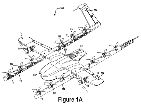 Multi-rotor drone with propellers, drawing sheet 1 from US 2026/0280326 A1