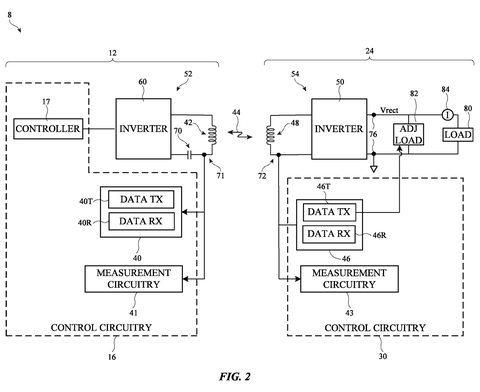 Detailed wireless power charging circuit., drawing sheet 2 from US 2026/0280358 A1
