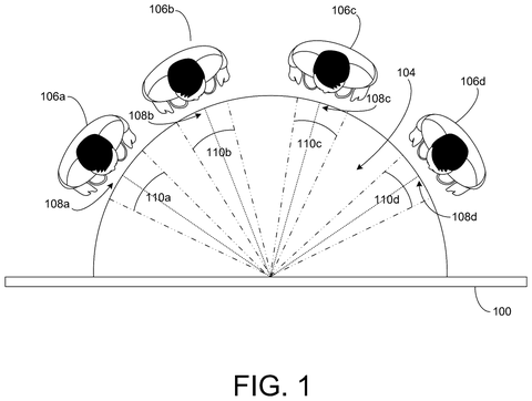 Multiple viewers around a display, drawing sheet 1 from US 2026/0281293 A1