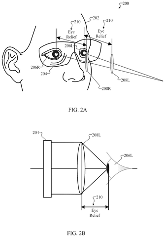 Headset eye relief measurement., drawing sheet 2 from US 2026/0281299 A1