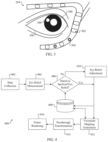 Headset eye tracking sensors., drawing sheet 3 from US 2026/0281299 A1