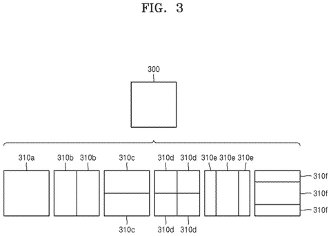 Image block partitioning examples., drawing sheet 3 from US 2026/0281348 A1