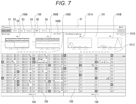 Camera cable monitoring dashboard., drawing sheet 7 from US 2026/0281537 A1