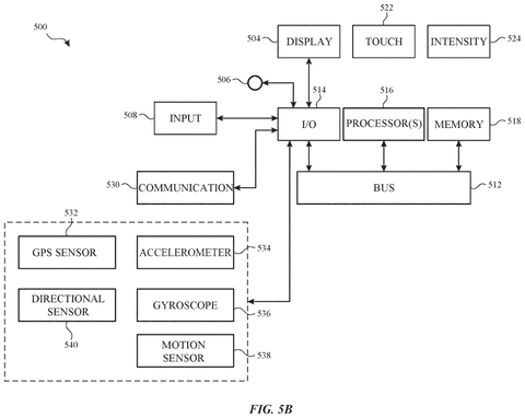 Device components and sensors., drawing sheet 8 from US 2026/0281543 A1